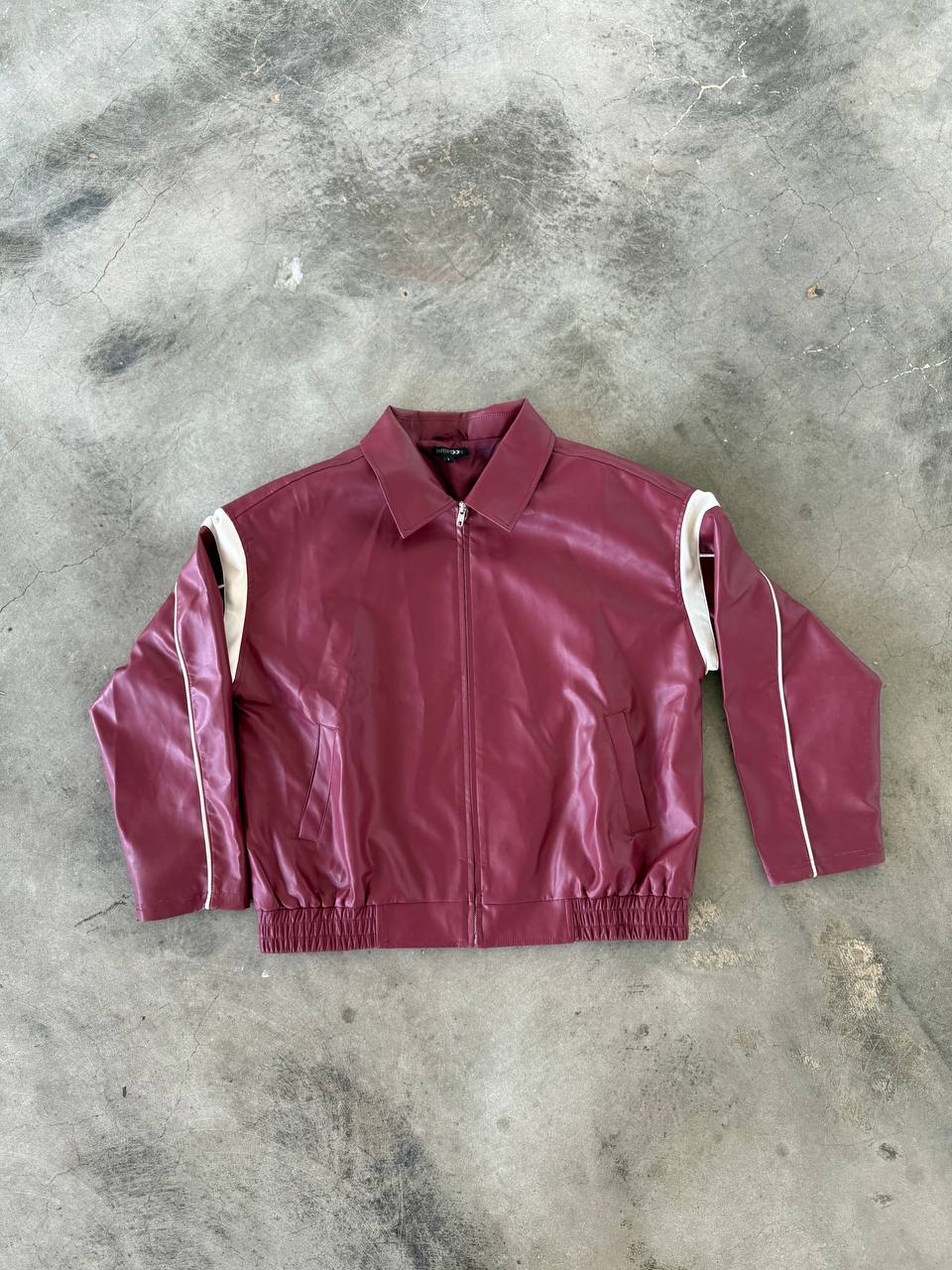 Burgundy Racer Jacket